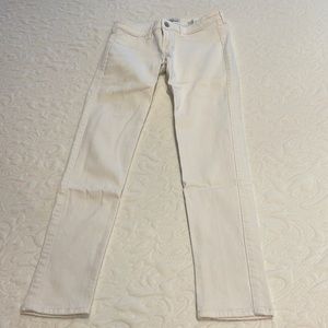 Women’s Hollister, white skinny jeans